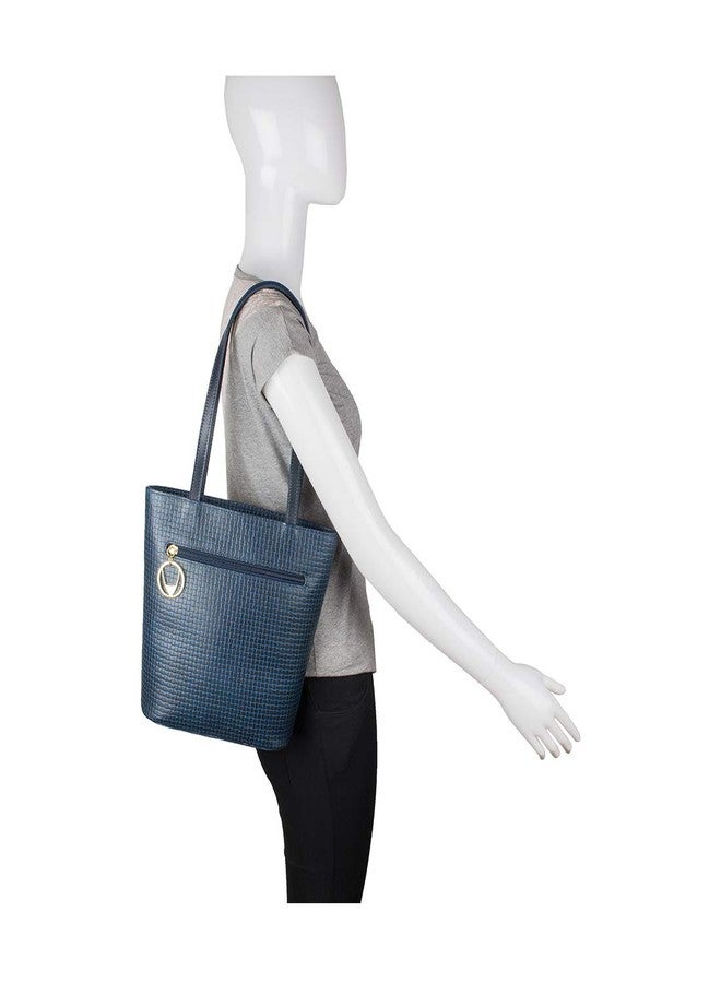 Hidesign womens FL NAOMI Blue Shoulder Bag (8903439799663) - Image 5